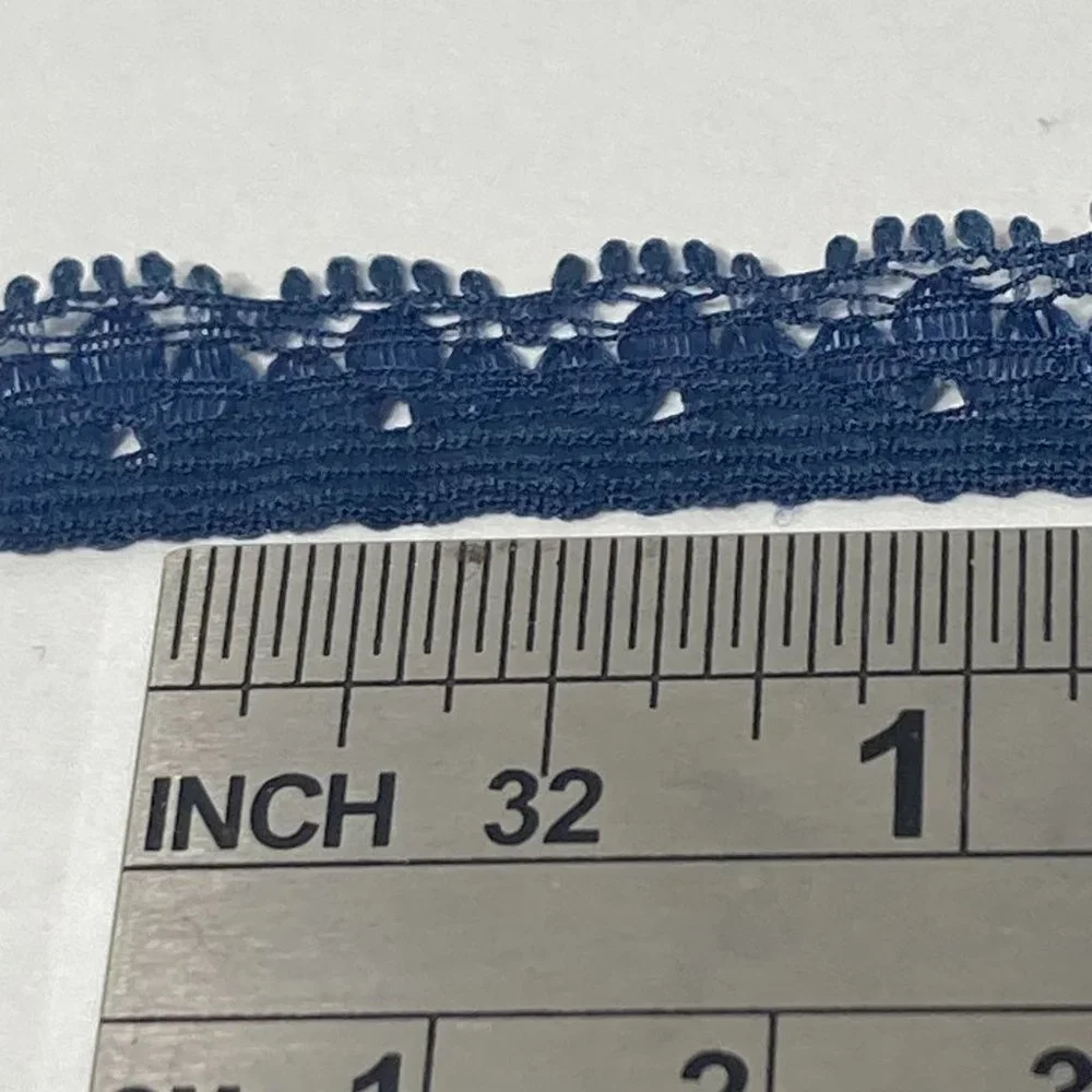 Navy Petite Lace Trim 12 Rolls Offray Crafts Scrapbook Card Making Gift 7/16
